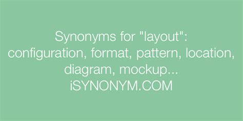The act of laying <b>out</b> something. . Lay out synonym